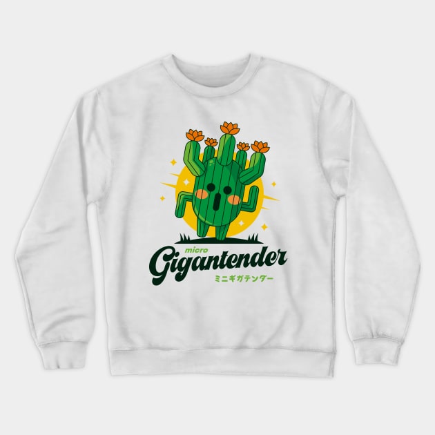 Micro Gigantender Cactuar Crewneck Sweatshirt by logozaste